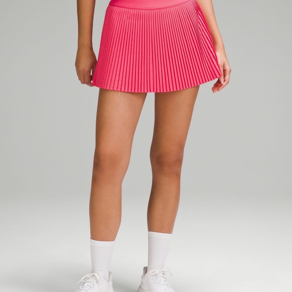Varsity High-rise Pleated Skirt